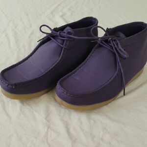 Purple Low Chukka Boots Amali Men's Sz 10 Slightly Worn